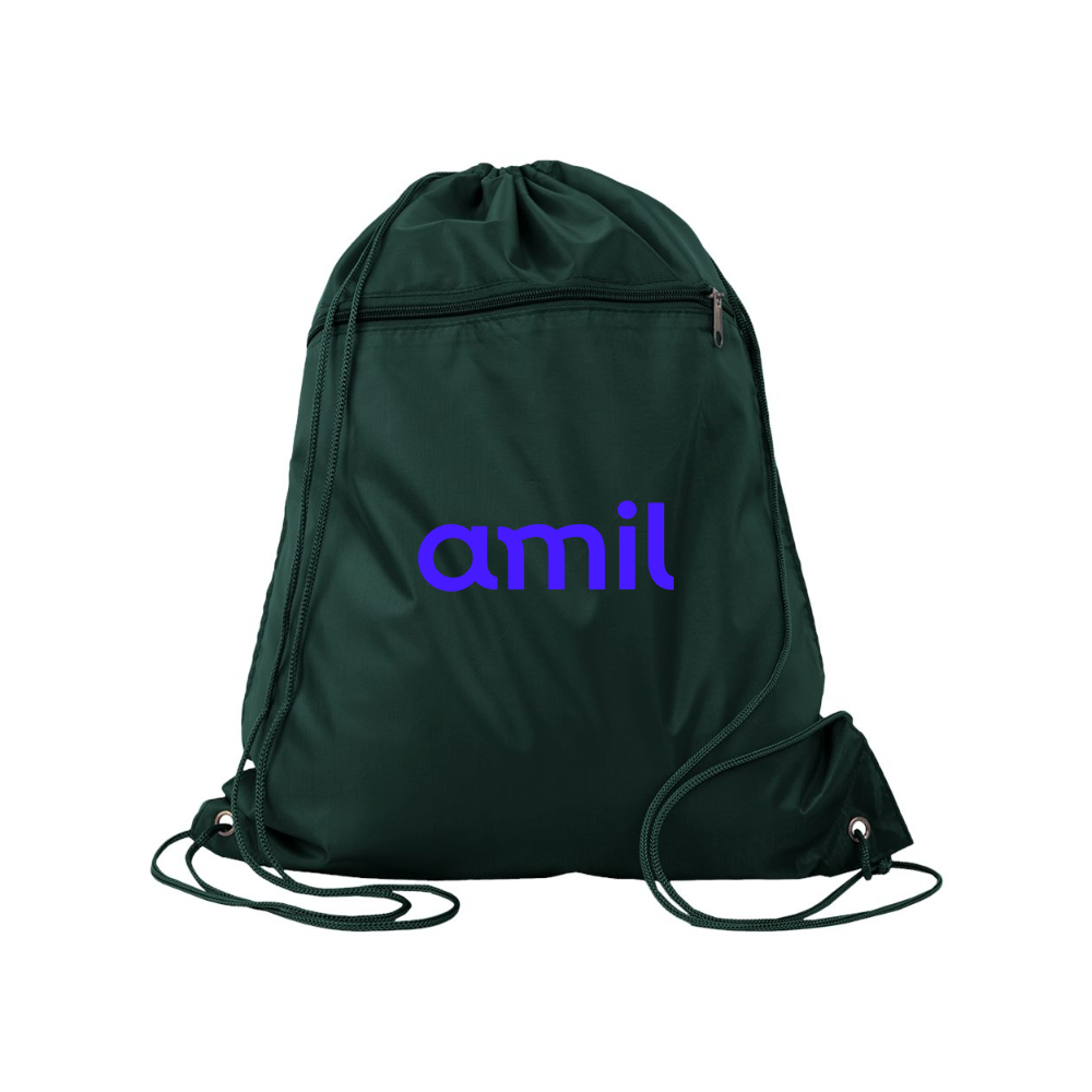 Amil  Q-Tees - Polyester Cinchpack