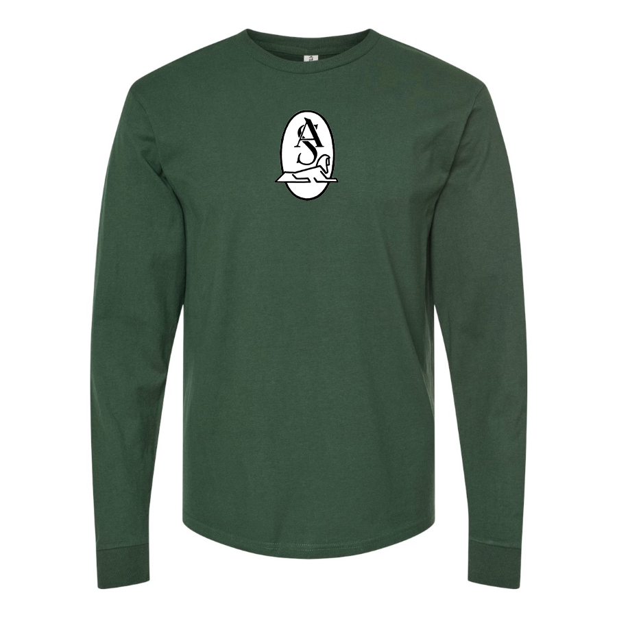 Men's Armstrong Siddeley Logo Cotton Long Sleeve T-Shirt