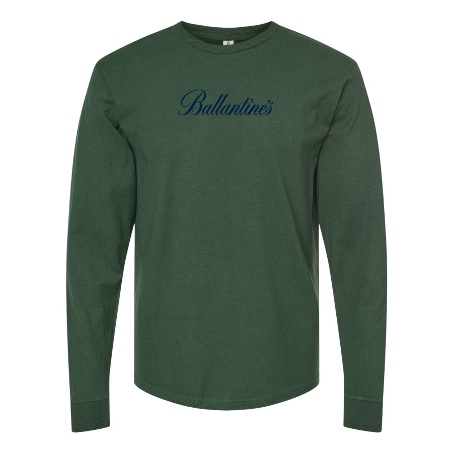 Men's Ballantines Logo Cotton Long Sleeve T-Shirt