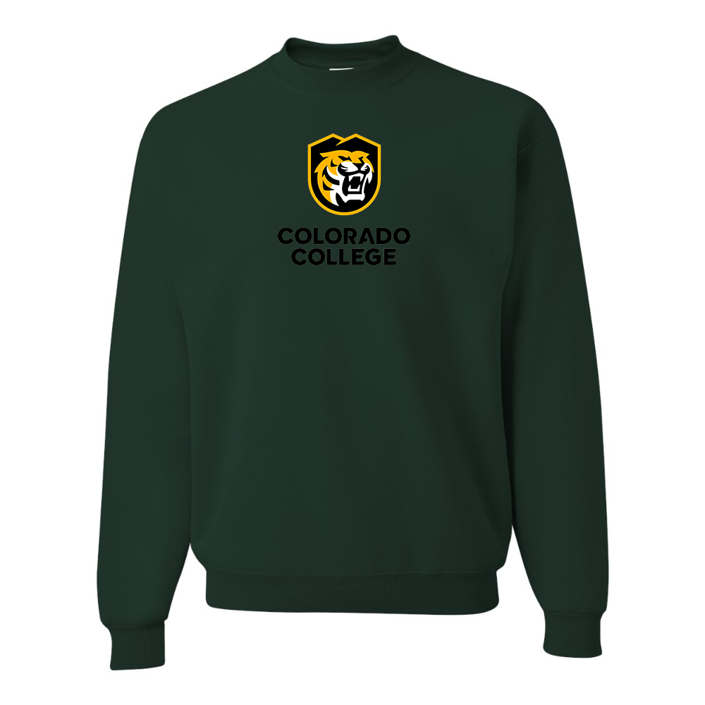 Men's  Colorado College Tigers JERZEES NuBlend Crewneck Sweatshirt