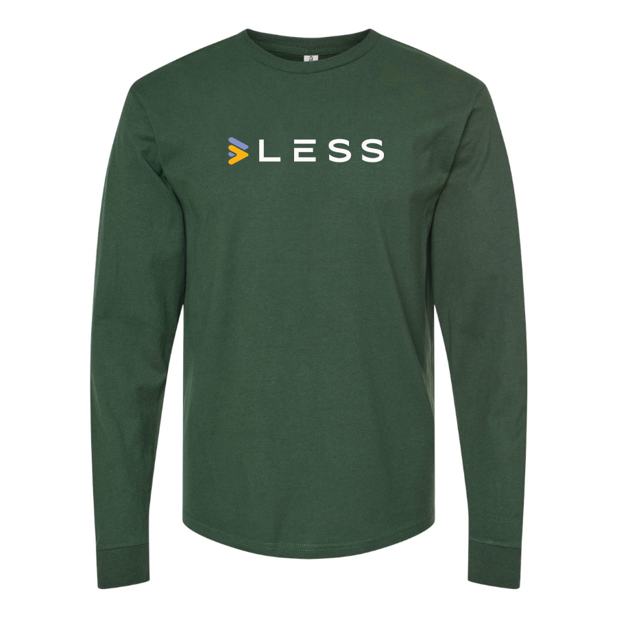 Men's LOGO LESS Logo Cotton Long Sleeve T-Shirt