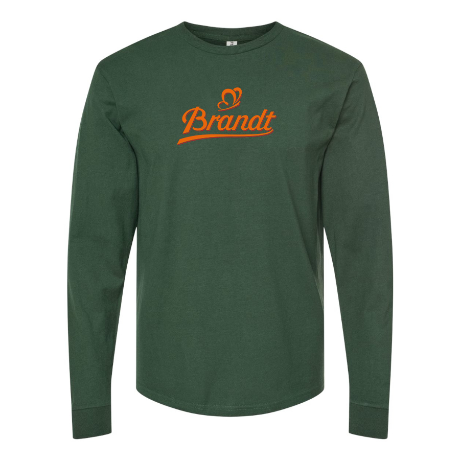 Men's Brandt Zwieback  Logo Cotton Long Sleeve T-Shirt