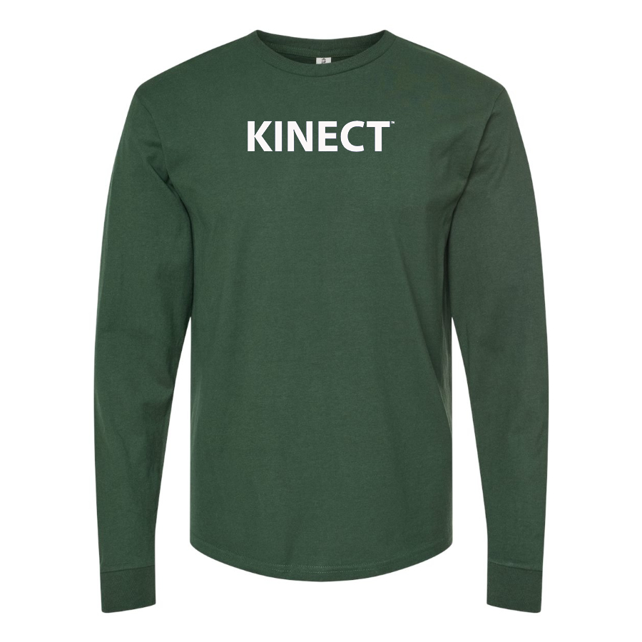 Men's Kinect Logo  Cotton Long Sleeve T-Shirt