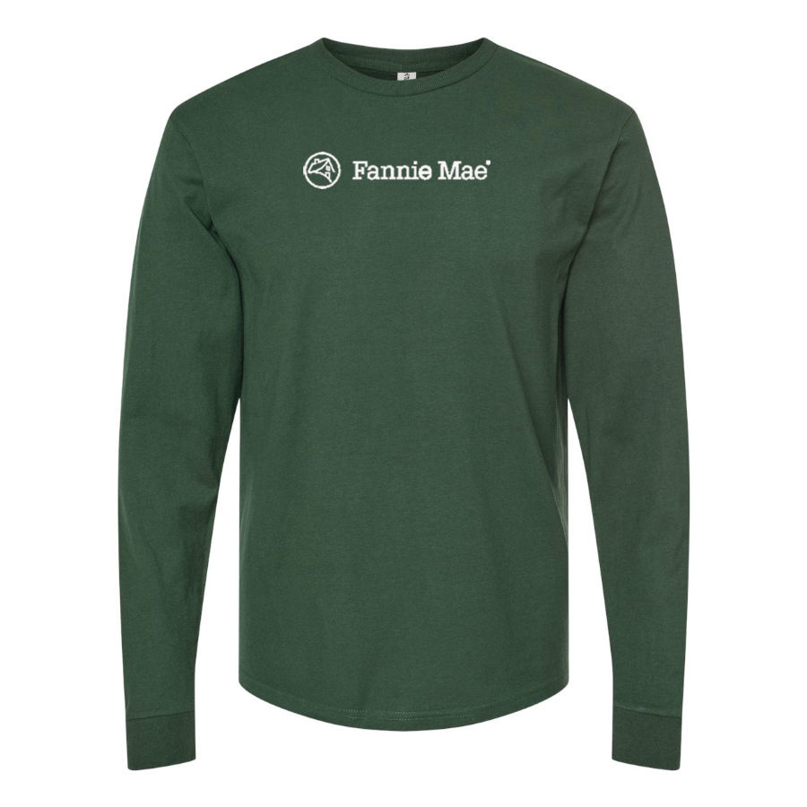 Men's  Fannie Mae Logo Cotton Long Sleeve T-Shirt