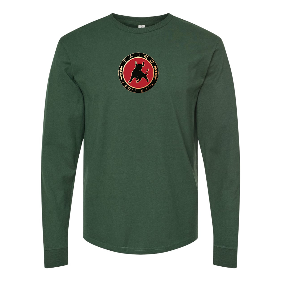 Men's Tauro Sport Auto Logo Cotton Long Sleeve T-Shirt