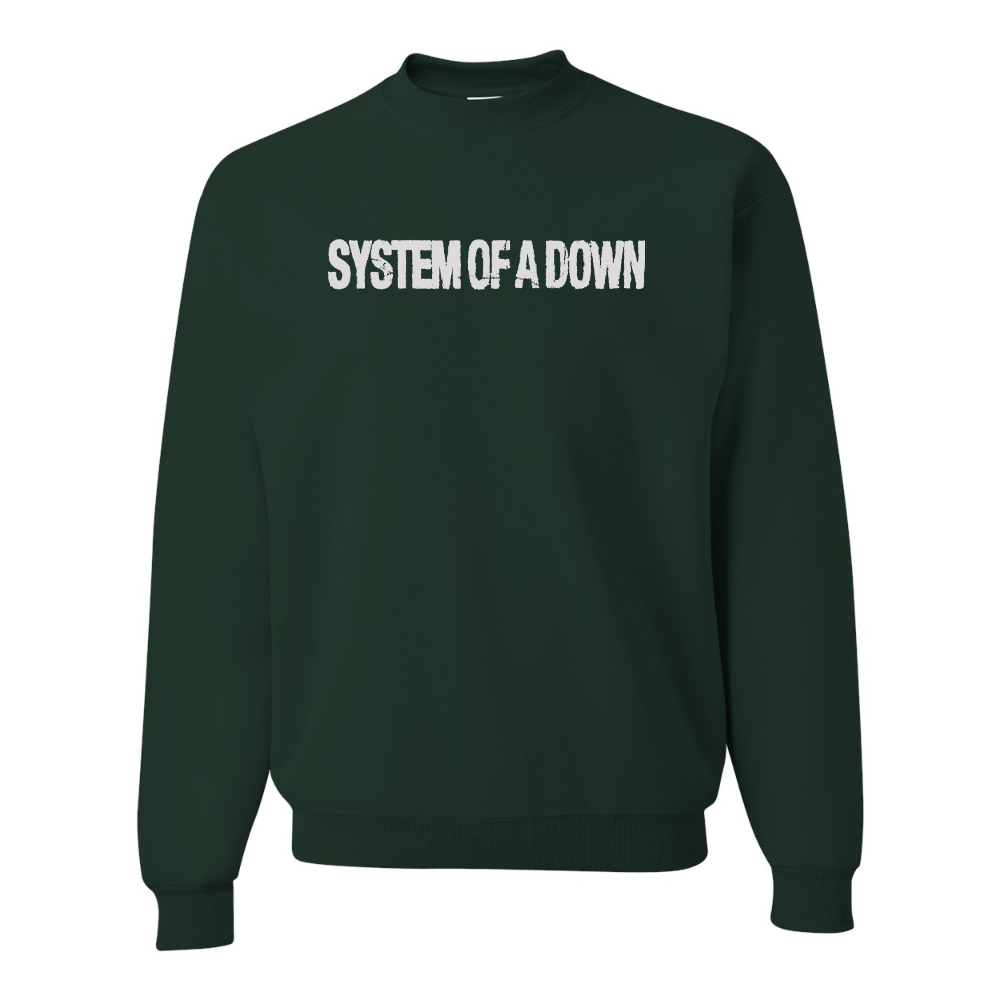 Men's System Of A Down JERZEES NuBlend Crewneck Sweatshirt