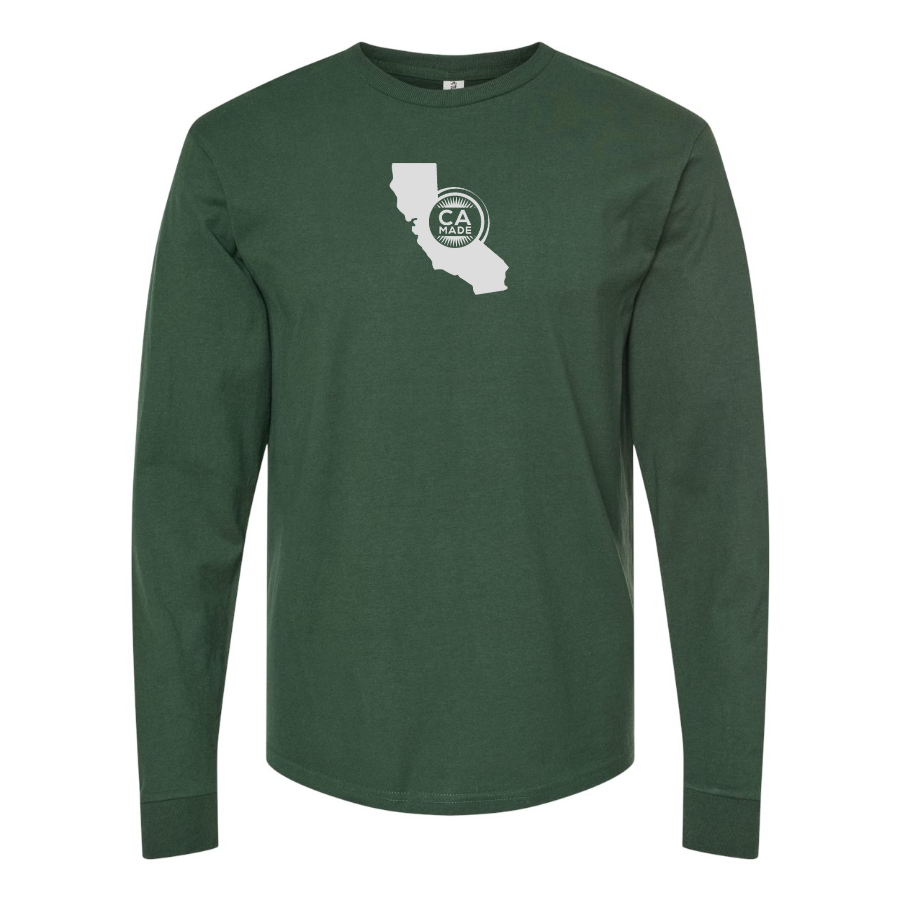 Men's California Made Logo Cotton Long Sleeve T-Shirt