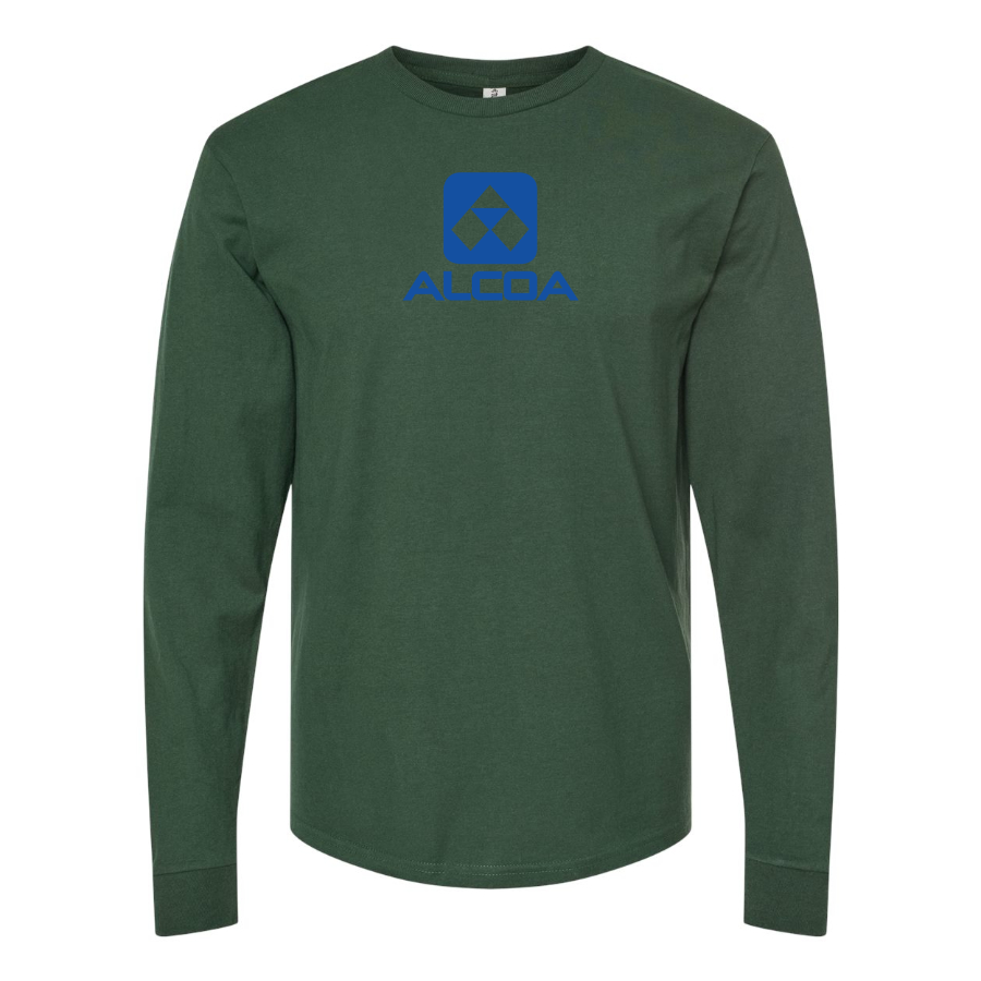 Men's Alcoa Logo Cotton Long Sleeve T-Shirt
