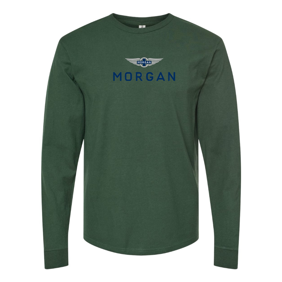 Men's Morgan Logo Cotton Long Sleeve T-Shirt
