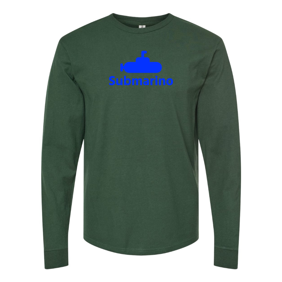 Men's Submarino Logo Cotton Long Sleeve T-Shirt