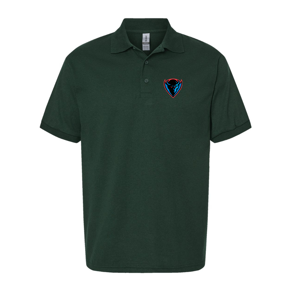 Men's DePaul Blue Demons Dry Blend Jersey Polo