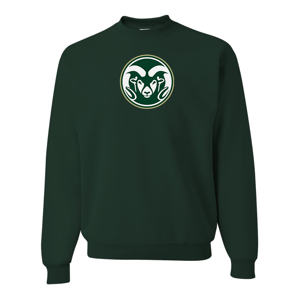 Men's  Colorado State Rams JERZEES NuBlend Crewneck Sweatshirt