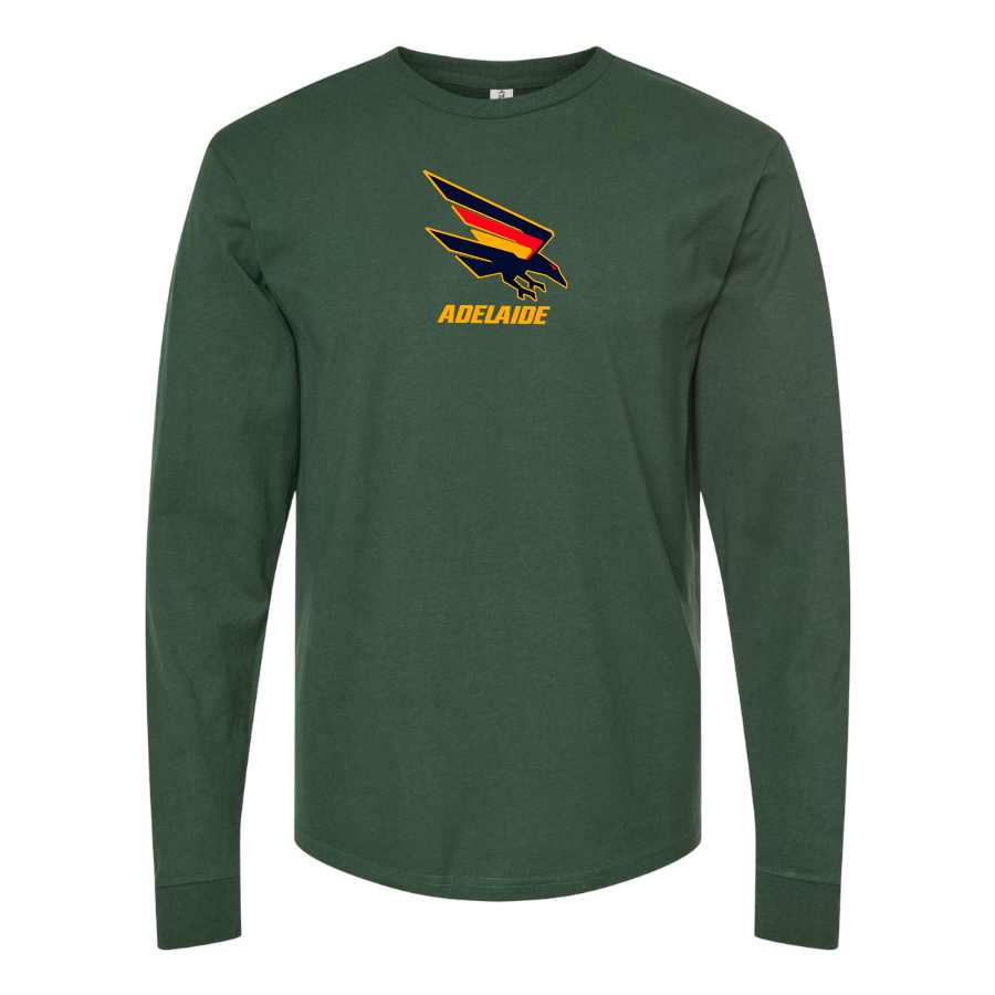 Men's Adelaide Crows  Logo Cotton Long Sleeve T-Shirt