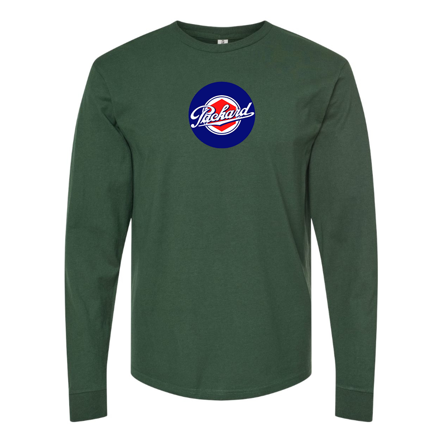 Men's Packard Logo Cotton Long Sleeve T-Shirt