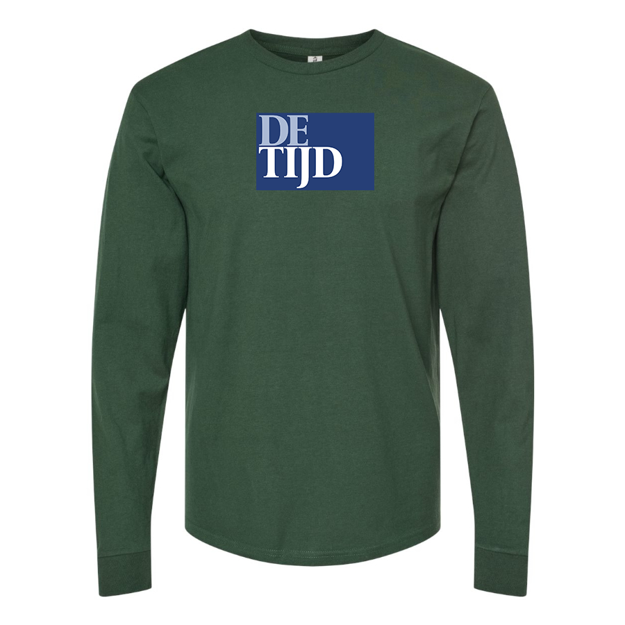 Men's De Tijd    Cotton Long Sleeve T-Shirt