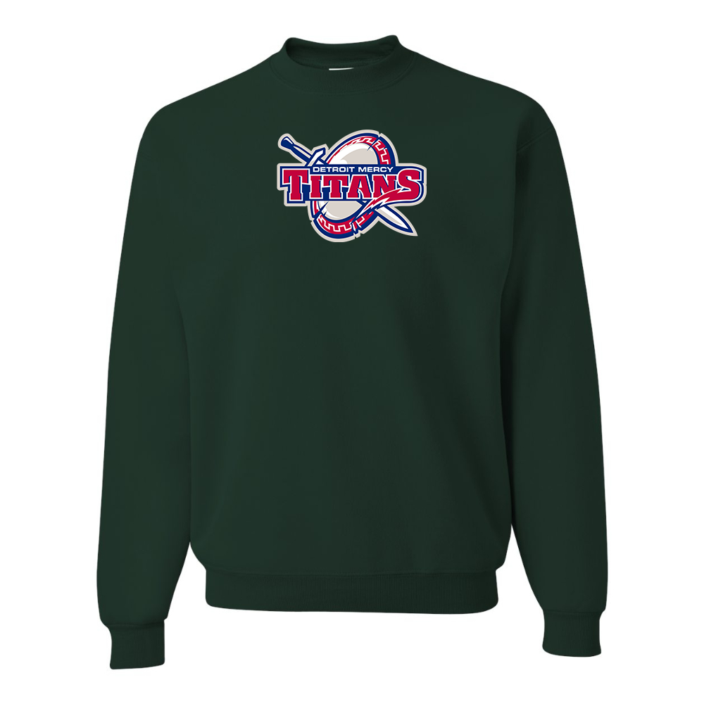 Men's Detroit Titans  JERZEES NuBlend Crewneck Sweatshirt