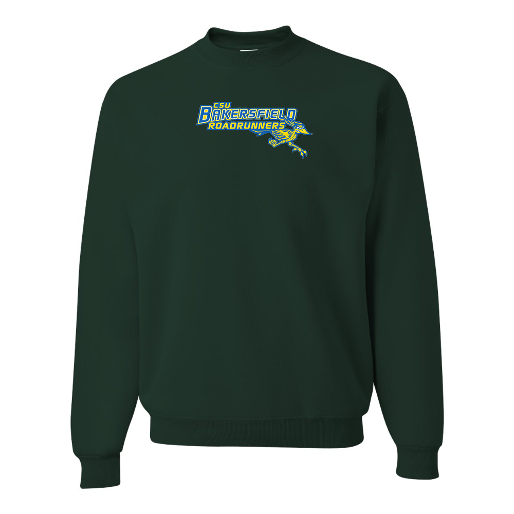 Men's  CSU-Bakersfield Roadrunners JERZEES NuBlend Crewneck Sweatshirt