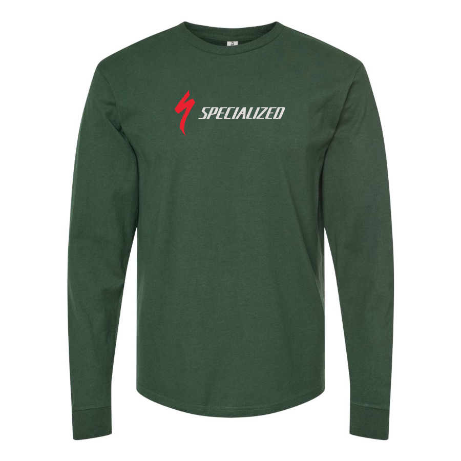 Men's Specialized Logo Cotton Long Sleeve T-Shirt