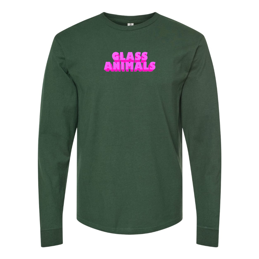 Men's Glass Animals Logo Cotton Long Sleeve T-Shirt