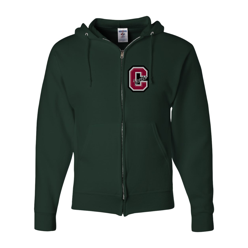 Men's  Colgate Raiders  JERZEES NuBlend Full-Zip Hooded Sweatshirt