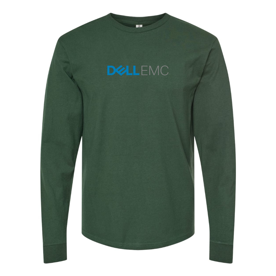 Men's EMC Logo Cotton Long Sleeve T-Shirt