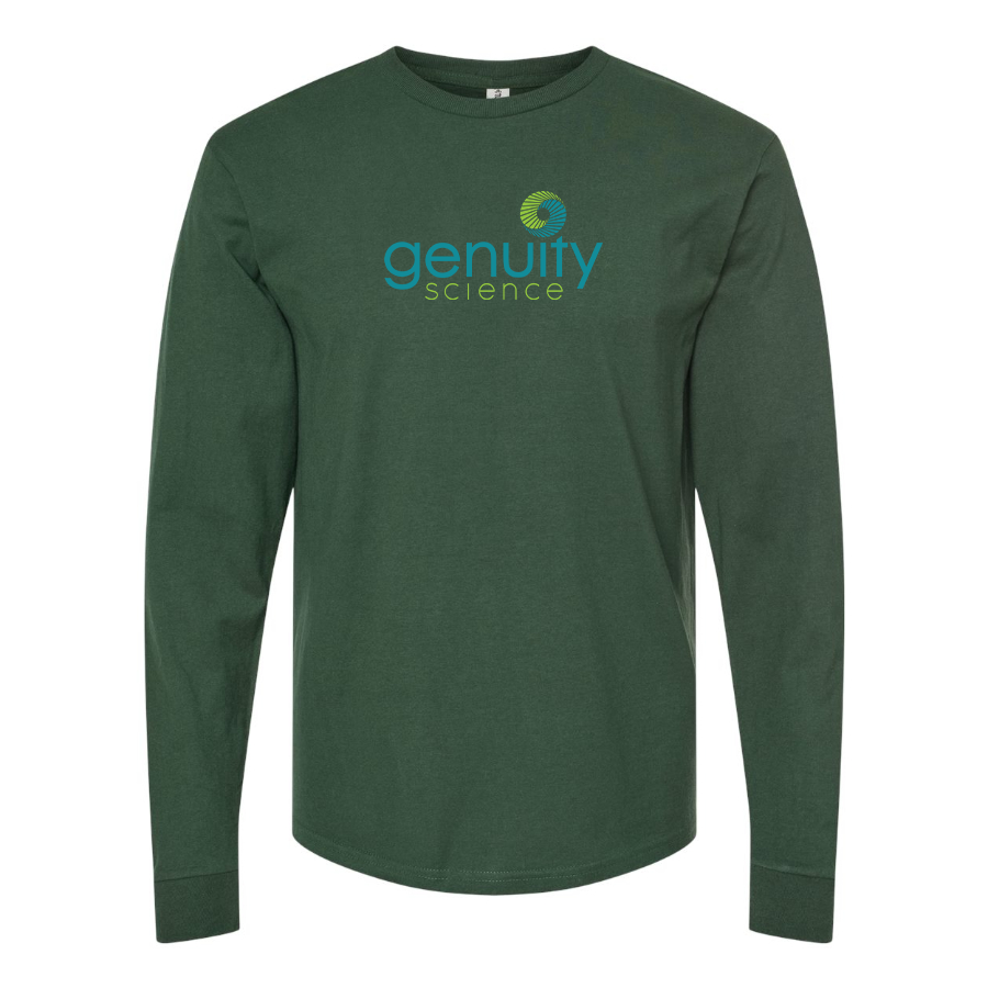 Men's Genuity Science  Logo Cotton Long Sleeve T-Shirt