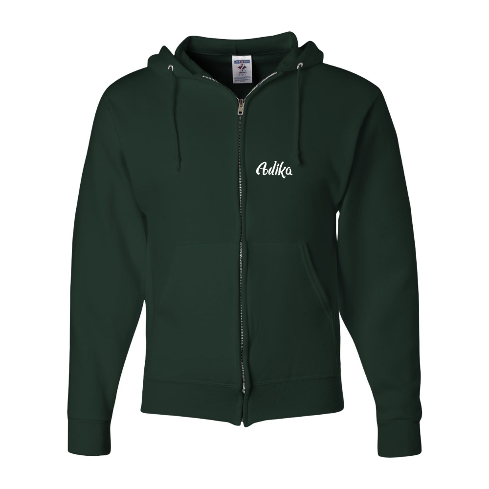 Men's Adika JERZEES NuBlend Full-Zip Hooded Sweatshirt