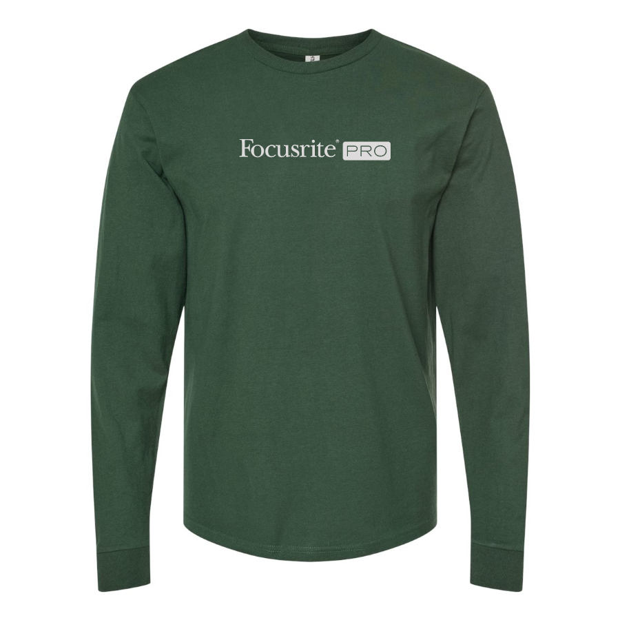 Men's Focusrite Logo Cotton Long Sleeve T-Shirt