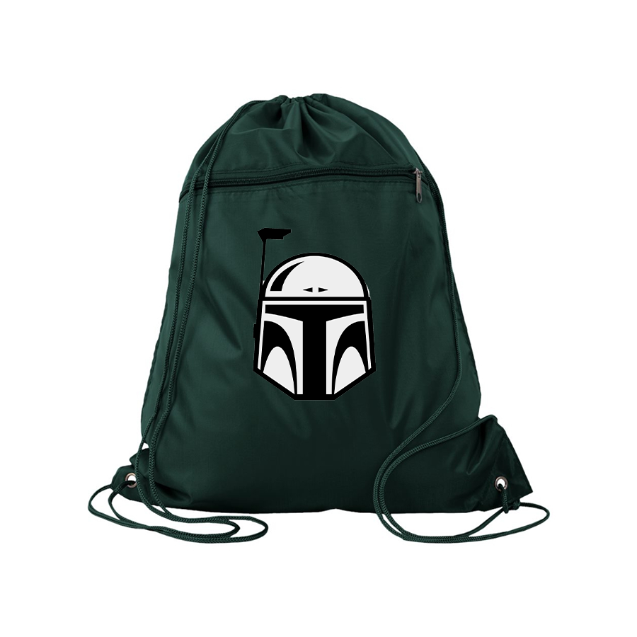 Star Wars Boba Fett Helmet Q-Tees - Polyester Cinchpack