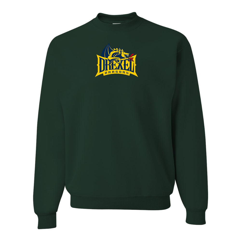 Men's  Drexel Dragons JERZEES NuBlend Crewneck Sweatshirt