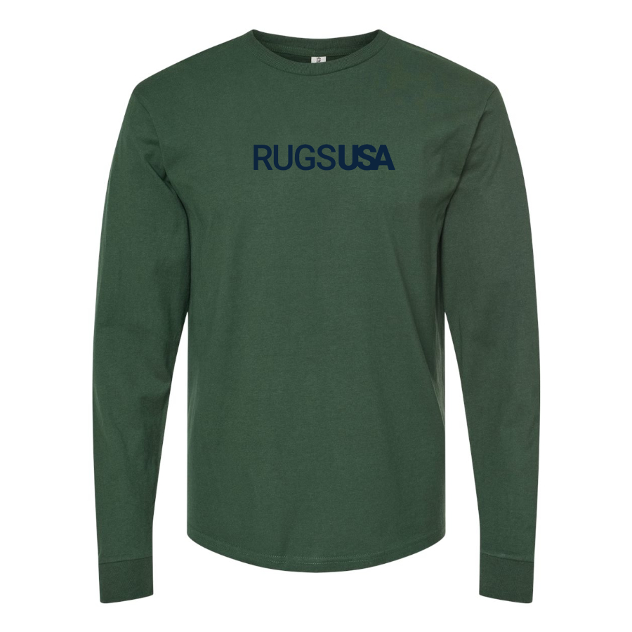 Men's RugsUSA Logo Cotton Long Sleeve T-Shirt
