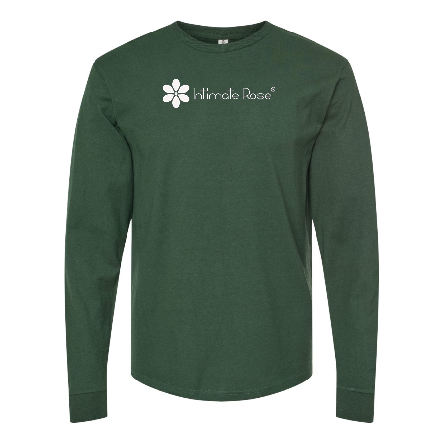 Men's Intimate Rose   Logo  Cotton Long Sleeve T-Shirt