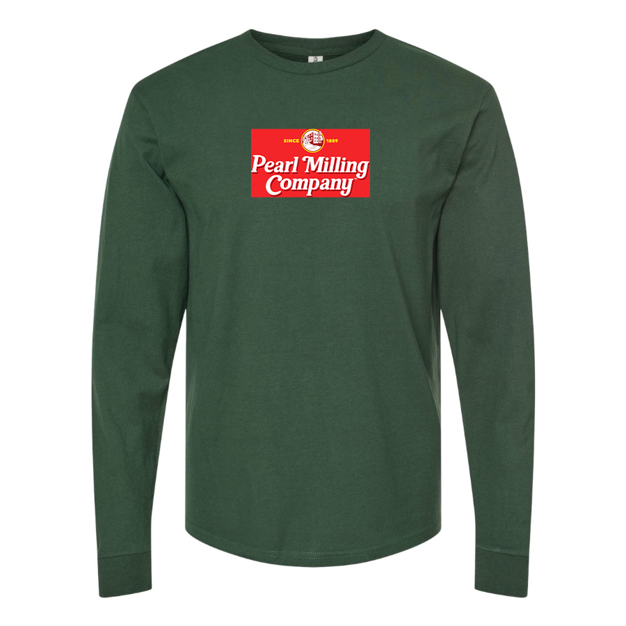Men's Aunt Jemima Logo Cotton Long Sleeve T-Shirt