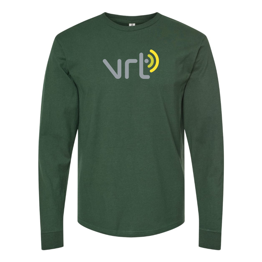 Men's VRT Logo Cotton Long Sleeve T-Shirt