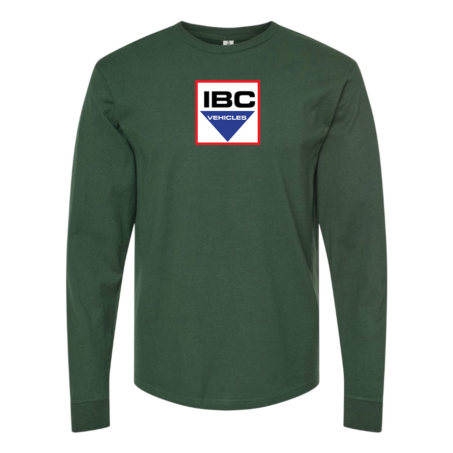 Men's IBC Vehicles Logo Cotton Long Sleeve T-Shirt