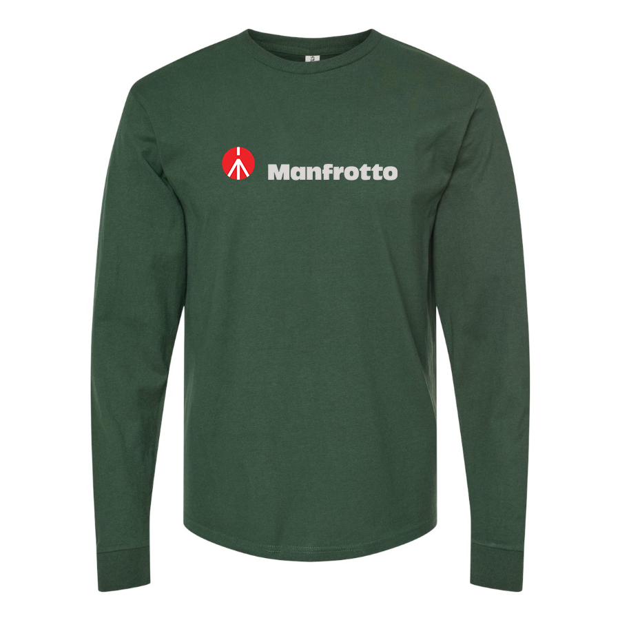 Men's Manfrotto Logo Cotton Long Sleeve T-Shirt