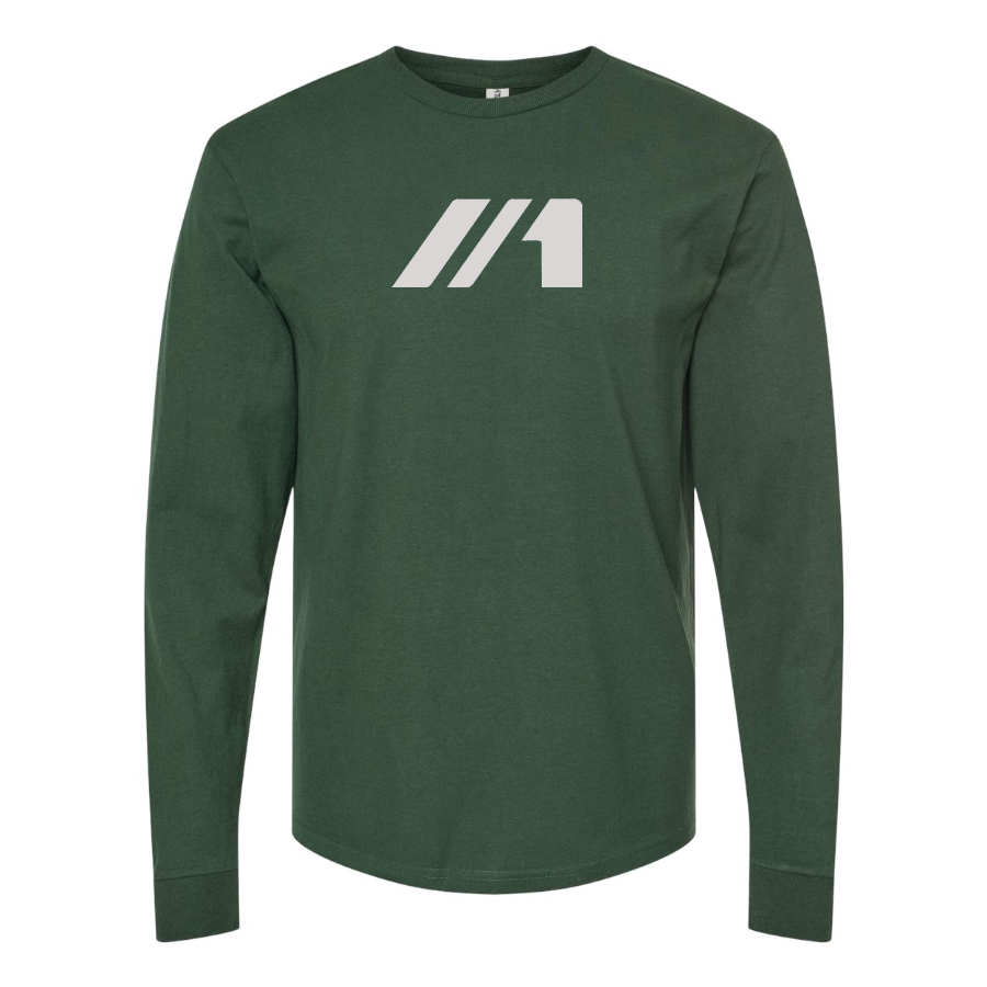 Men's BAC Logo Cotton Long Sleeve T-Shirt