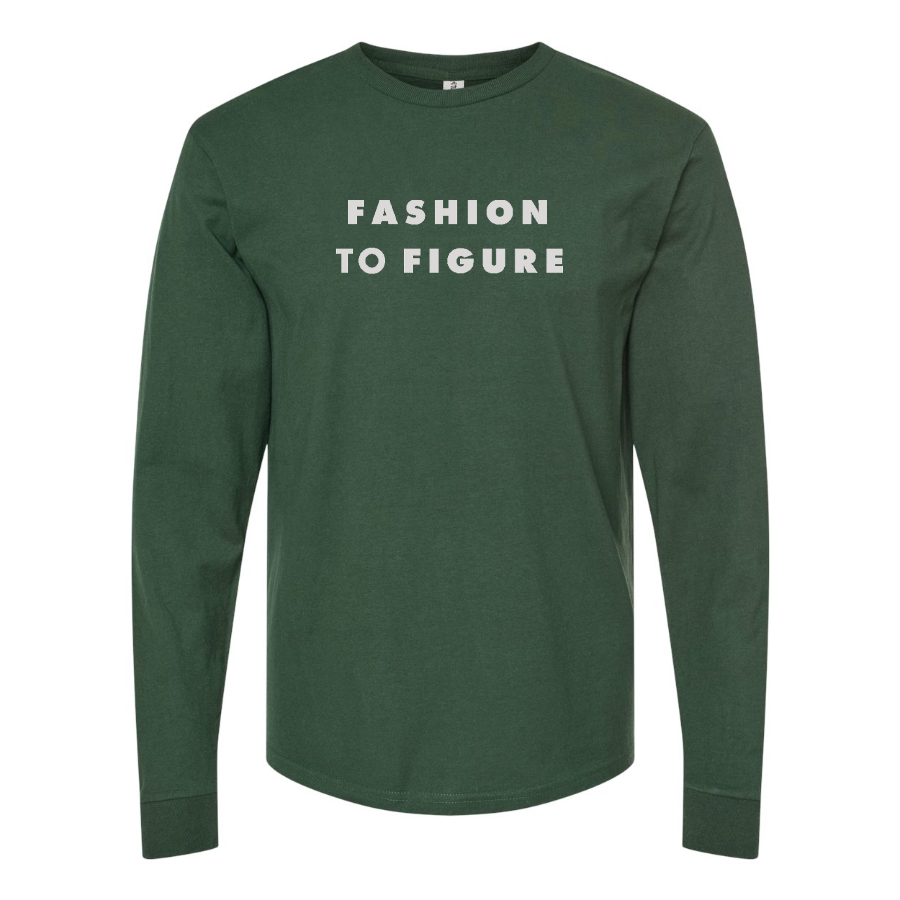 Men's Fashion To Figure Logo Cotton Long Sleeve T-Shirt