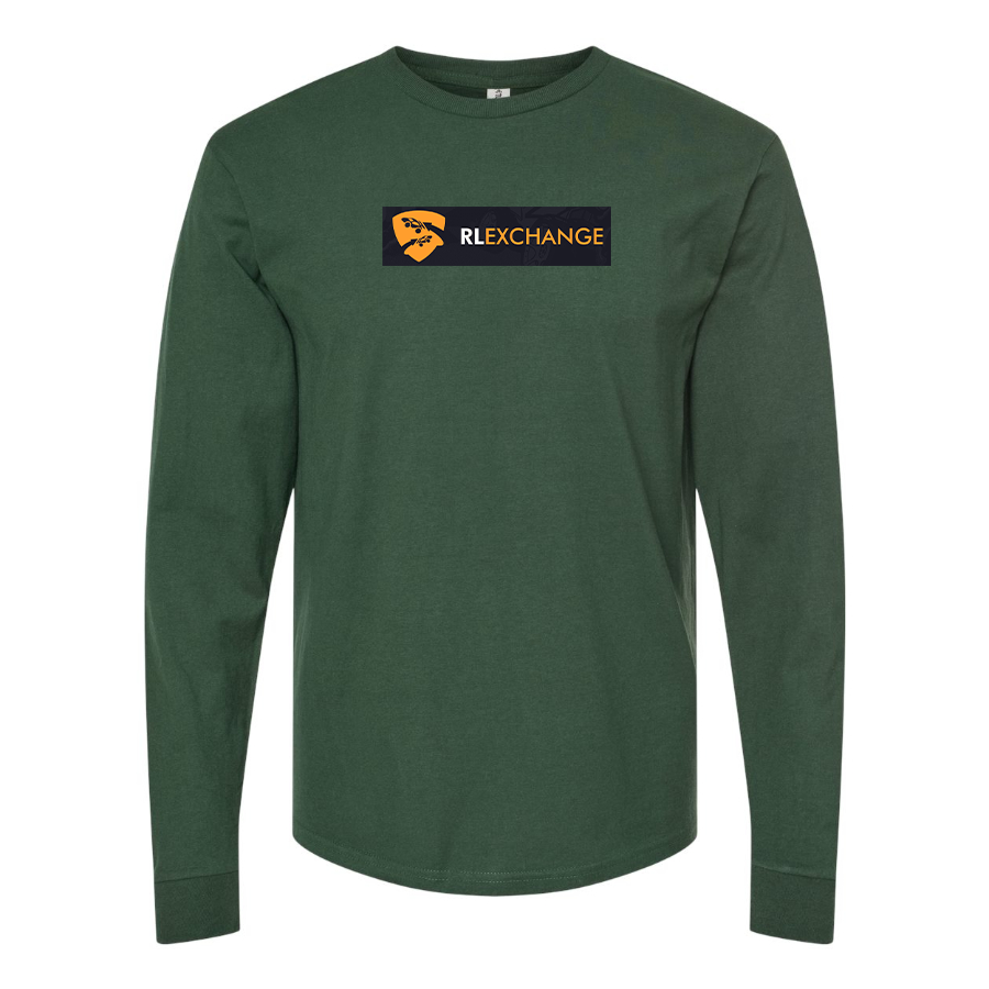 Men's RL Exchange Logo Cotton Long Sleeve T-Shirt