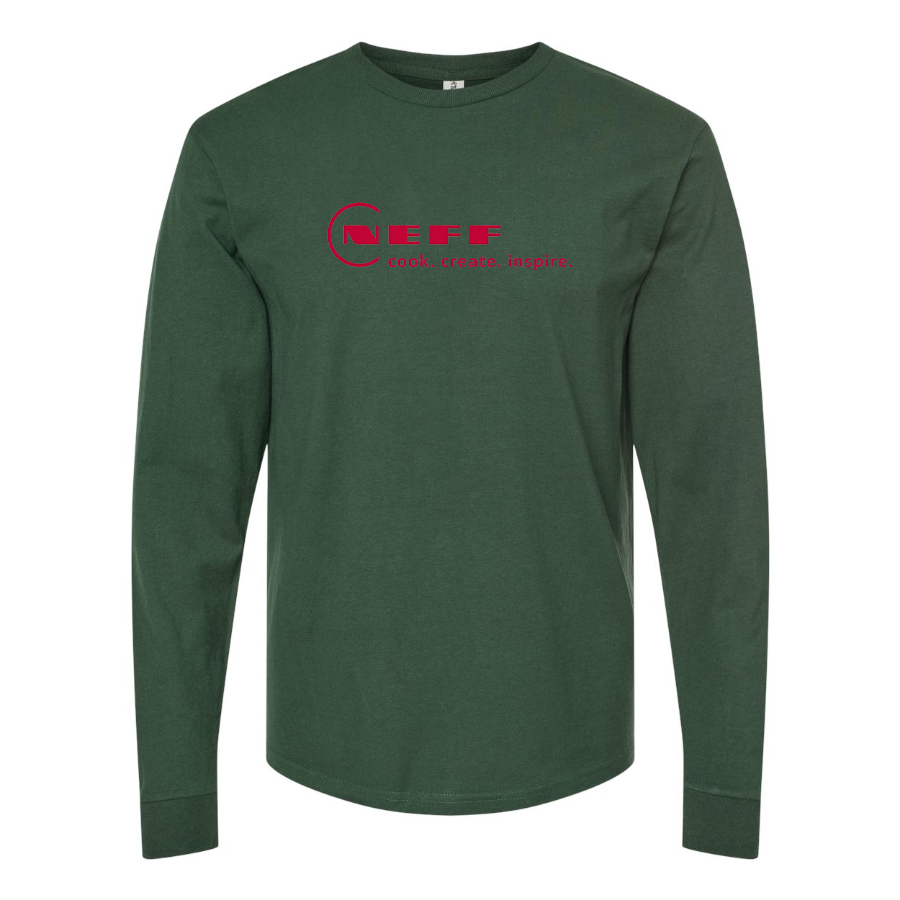Men's NEFF Logo Cotton Long Sleeve T-Shirt