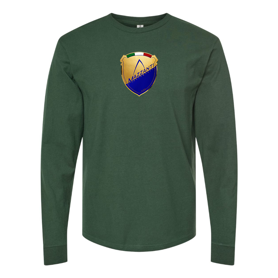 Men's Mazzanti Automobili Logo Cotton Long Sleeve T-Shirt