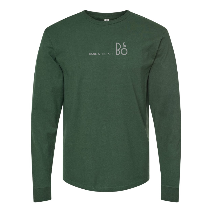 Men's Bang and Olufsen Logo Cotton Long Sleeve T-Shirt