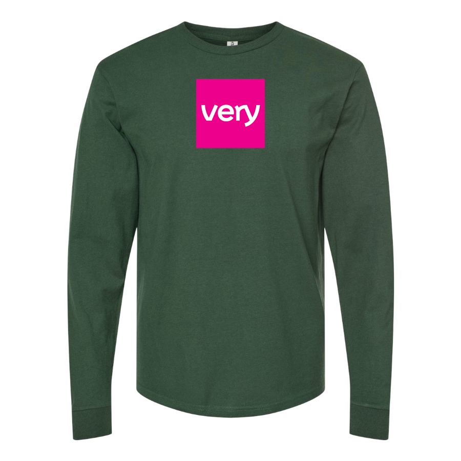 Men's Very Logo Cotton Long Sleeve T-Shirt