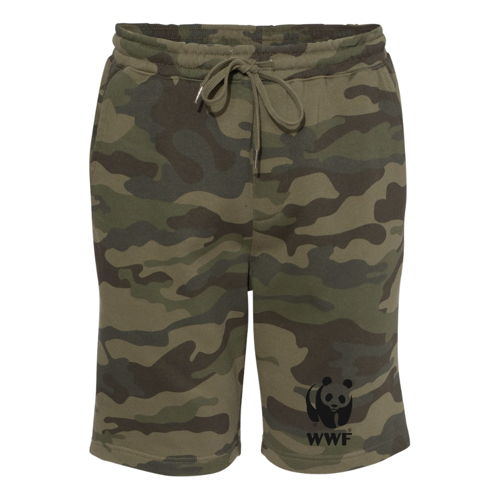 Men's  WWF Independent Trading Co Midweight Fleece Short