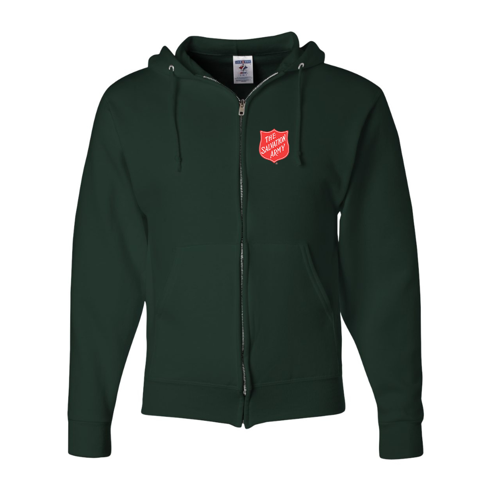 Men's The Salvation Army   JERZEES NuBlend Full-Zip Hooded Sweatshirt
