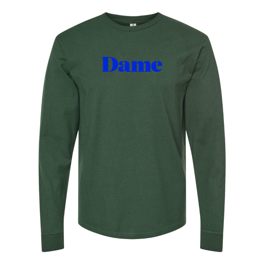 Men's Dame Products  Logo Cotton Long Sleeve T-Shirt