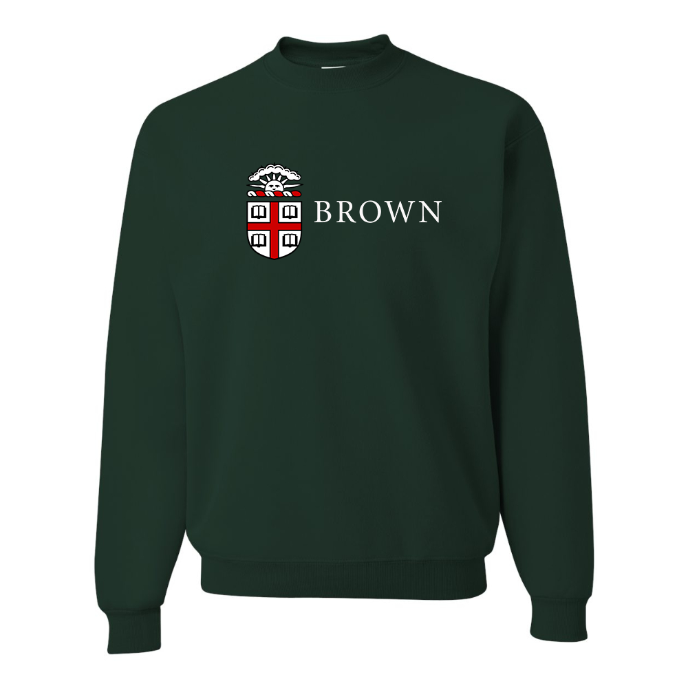 Men's Brown University JERZEES NuBlend Crewneck Sweatshirt