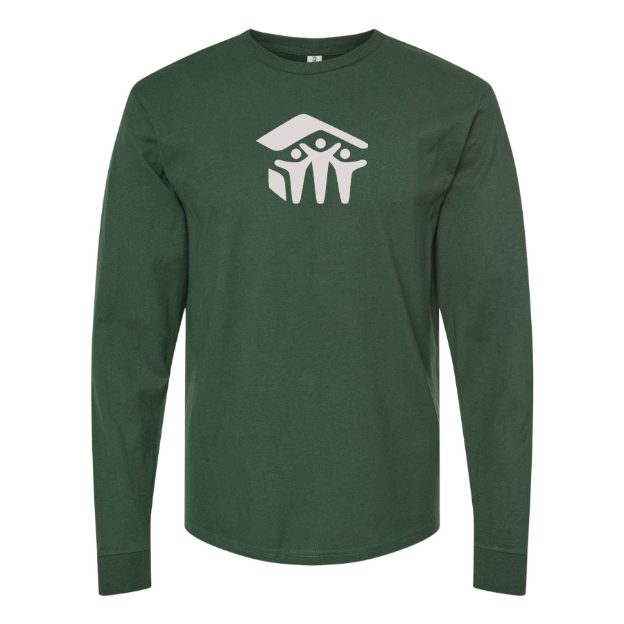 Men's Habitat for Humanity  Logo Cotton Long Sleeve T-Shirt