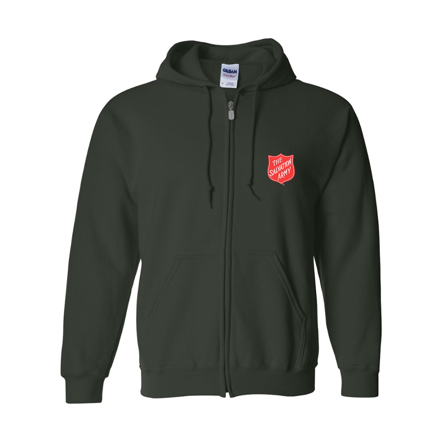 Men's The Salvation Army Gildan  Heavy Blend Full Zip Hooded Sweatshirt