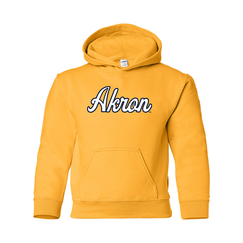 Youth Akron Zips Gildan Heavy Blend  Hooded Sweatshirt